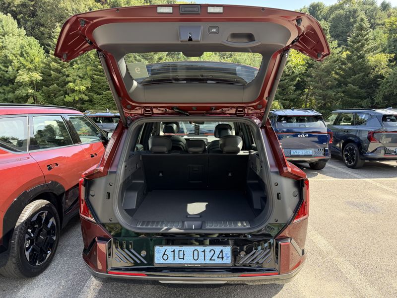 '더 기아 EV5' 트렁크 공간. 정원일 기자