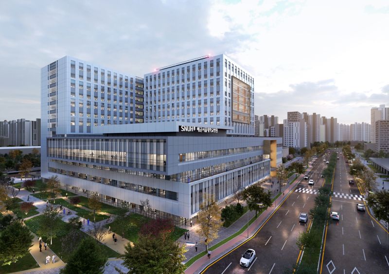 시흥배곧서울대학교병원 메인 투시도. 시흥시 제공