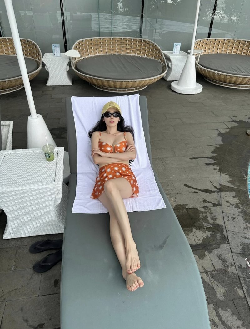 산다라박, 섹시한 비키니 자태…청순 글래머