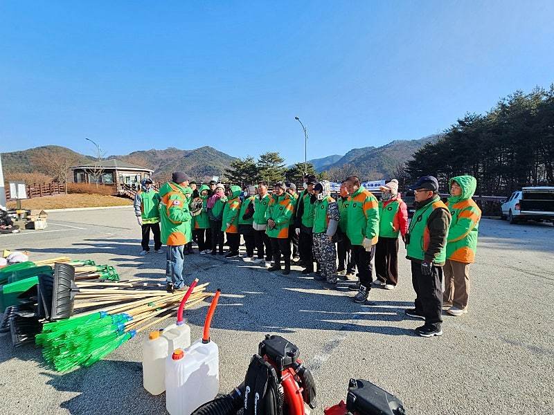인제군 자율방재단 활동사진.(인제군 제공. 재판매 및 DB금지)/뉴스1