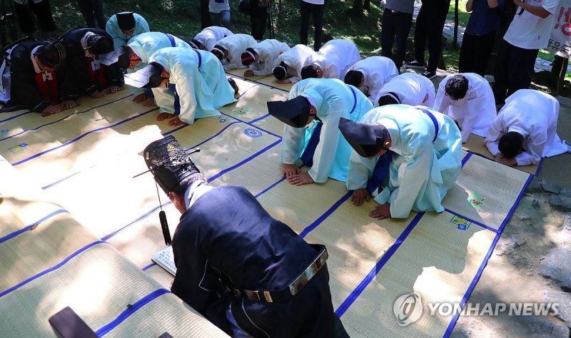 강릉단오제보존회 기우제 (출처=연합뉴스)