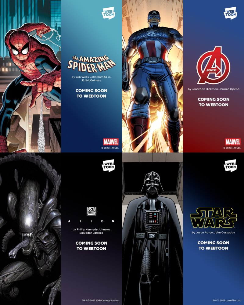 [서울=뉴시스] 네이버웹툰의 미국 본사 웹툰 엔터테인먼트가 월트디즈니 컴퍼니와 글로벌 콘텐츠 파트너십을 체결했다고 12일(현지 시간) 밝혔다. (사진=네이버웹툰 제공)