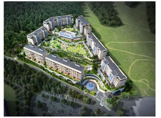 강원도 평창에 위치한 알펜시아 리조트 전경. 알펜시아 제공.