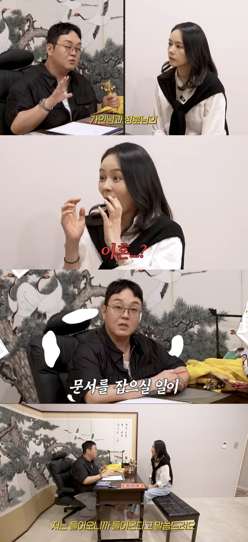 [서울=뉴시스] 지난 25일 유튜브 채널 '자유부인 한가인'이 공개한 영상. (사진=유튜브 채널 '자유부인 한가인' 캡처) 2025.09.26. photo@newsis.com *재판매 및 DB 금지