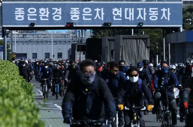 현대자동차의 울산공장 ⓒ News1 윤일지 기자