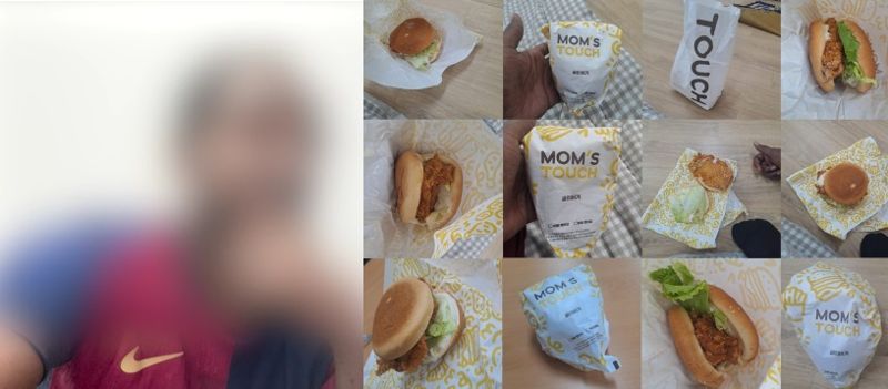 A씨가 지난 5개월 동안 먹은 햄버거. 사진=공익법단체 두루