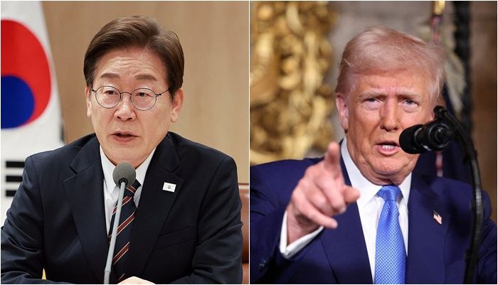 이재명 대통령과 도널드 트럼프 미국 대통령. fnDB