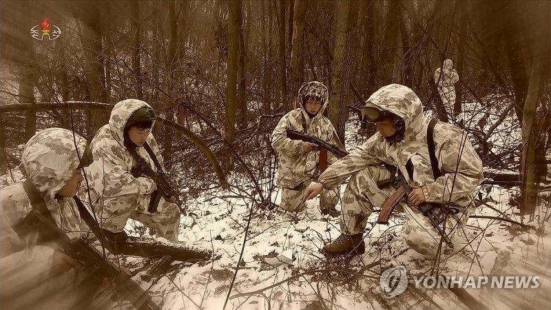 러시아 쿠르스크 전선에 배치된 북한군 (출처=연합뉴스)