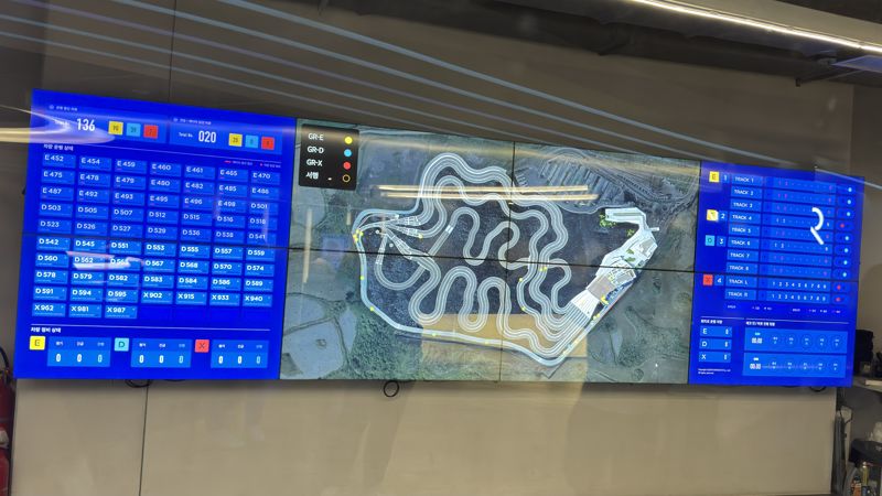 9.81파크 제주 내 관제실 모습. 사진=신지민 기자