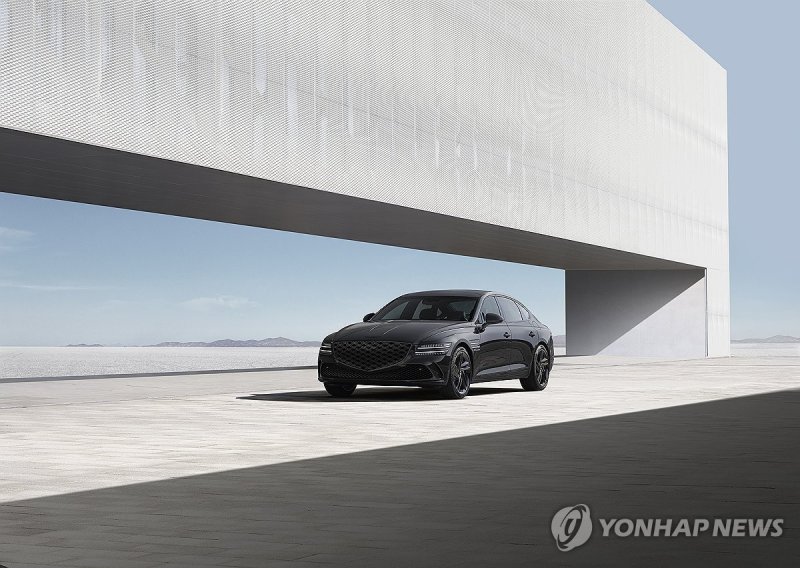 제네시스 G80 블랙 (출처=연합뉴스)