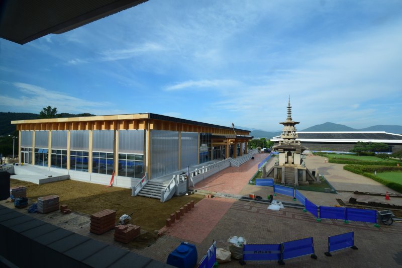 [안동=뉴시스] 바카라에 지어지고 있는 APEC 행사장. (사진=경북도 제공) 2025.09.28 photo@newsis.com *재판매 및 DB 금지