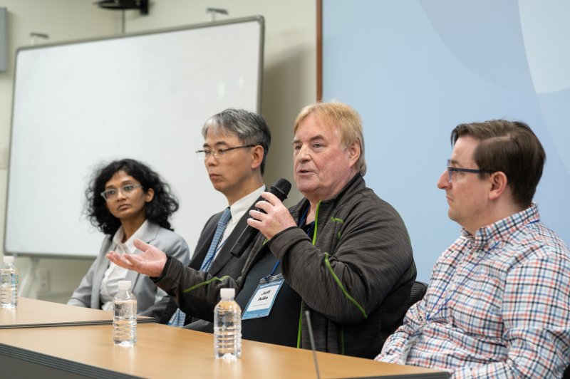 [제주(서귀포)=뉴시스] 제프 아디(Jeff Adie) 엔비디아 수석 엔지니어가 지난 24일 제주 서귀포시 기상청 국립기상과학원에서 언론 인터뷰에 응하고 있다. (사진=기상청) 2025.09.24 photo@newsis.com *재판매 및 DB 금지