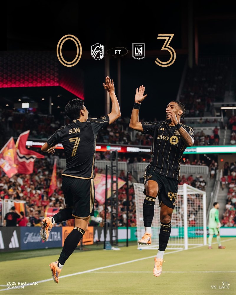 [서울=뉴시스]'손흥민 멀티골' LAFC, 세인트루이스에 3-0 완승. (사진=LAFC 소셜미디어 캡처) 2025.09.28. photo@newsis.com *재판매 및 DB 금지
