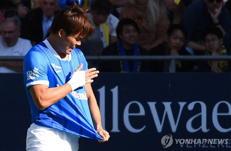 오현규, 경기 종료 직전 극적 결승포.연합뉴스