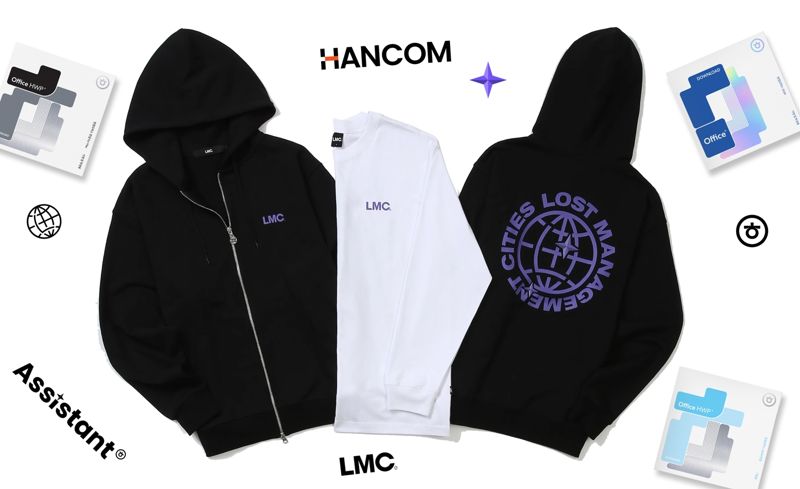 한컴, 스트리트 패션 브랜드 LMC와 협업 제품 출시