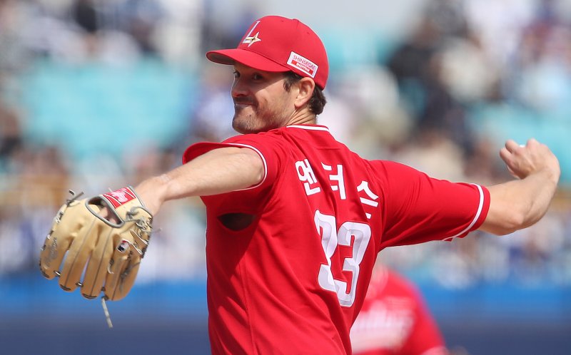 SSG 랜더스 외국인 투수 드류 앤더슨. 2025.3.8/뉴스1 ⓒ News1 공정식 기자