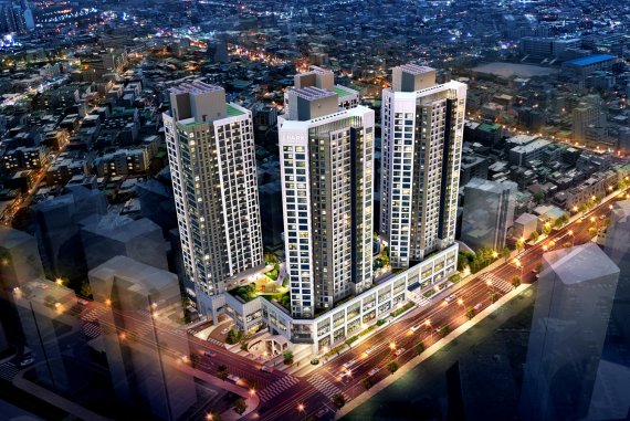 [상봉 센트럴 아이파크 조감도]