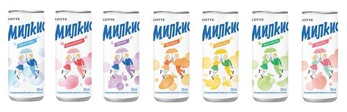 러시아에서 판매되는 밀키스 (출처=연합뉴스)