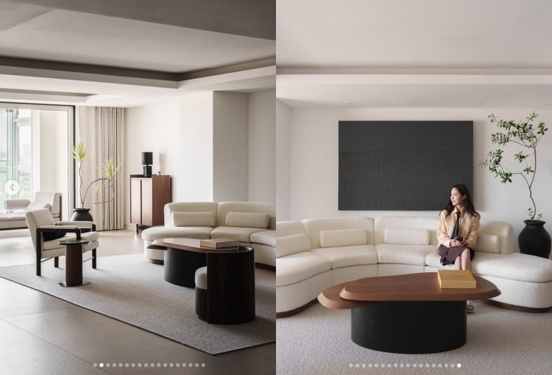 '금융인♥' 효민, 한강뷰 신혼집 공개…고전적 동양미