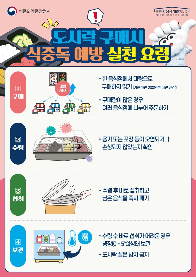 수능 도시락 보관 팁