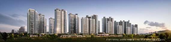 <HDC현대산업개발, ‘운정 아이파크 시티’ 투시도>