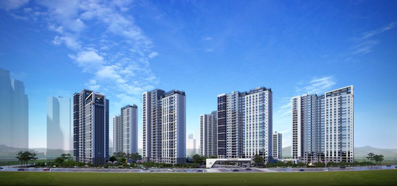 '김포풍무 호반써밋' 투시도. 호반건설 제공