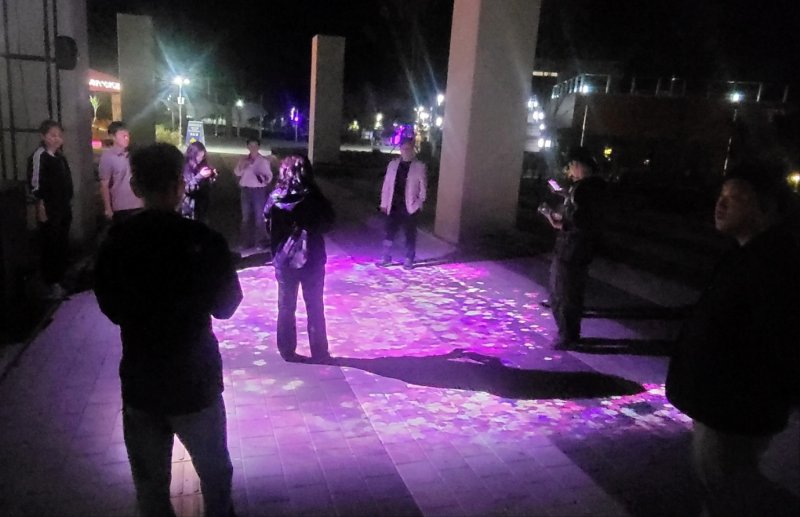 '2025 평창 에코 라이트'가 오는 3~12일 오후 6시~8시 30분 강원 평창군 평창읍 노람들 에코랜드에서 열리는 가운데, 평창관광문화재단이 개최 하루 전인 2일 오후 7시 현장 '프레스 데이'를 통해 현장 주요 시설을 공개했다. 2025.10.2/뉴스1 신관호 기자