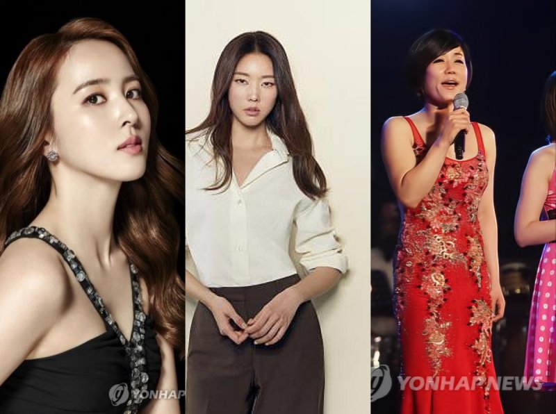 (왼쪽부터) 배우 한혜진, 모델 출신 방송인 한혜진, 배우 출신 가수 한혜진 (출처=연합뉴스)