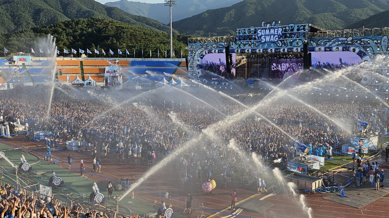 속초 싸이 흠뻑쇼.(속초시 제공, 재판매 및 DB 금지)