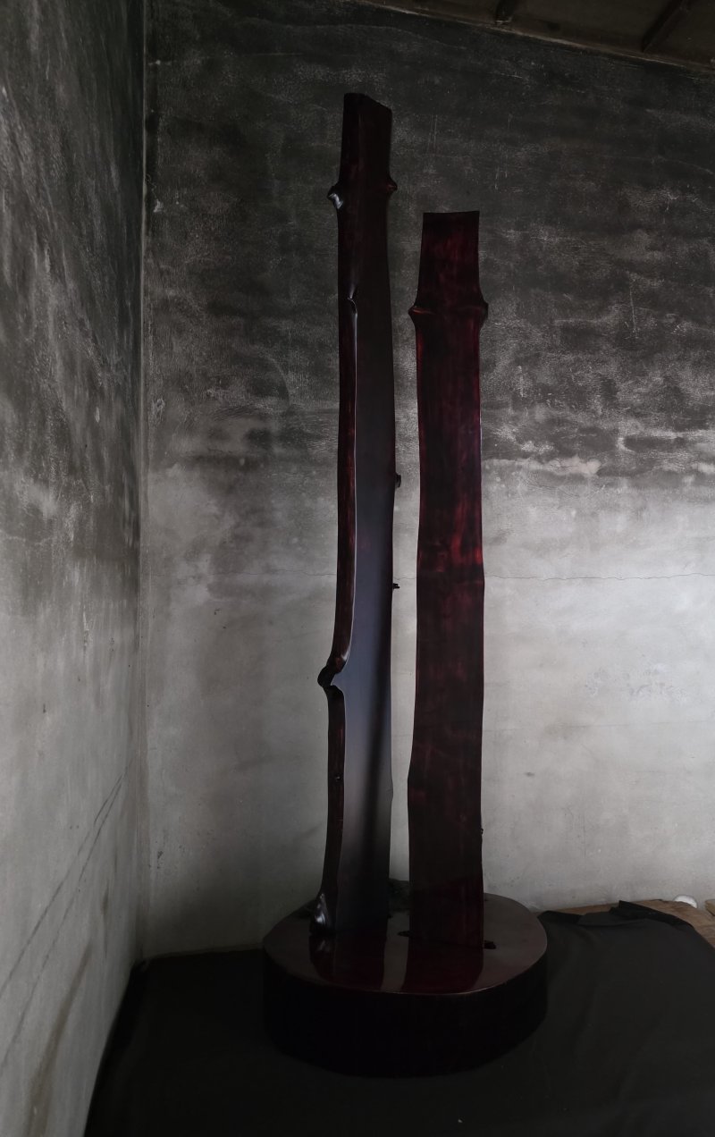 [서산=뉴시스] 나무이야기(목태, 옻칠). 2010. (사진=서해신규 바카라사이트 제공) 2025.10.04. photo@newsis.com *재판매 및 DB 금지