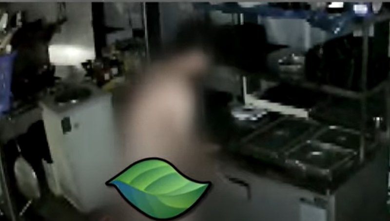 [뉴시스]서울 강서구의 한 고깃집에 나체 상태의 남성이 침입해 음식을 훔쳐 바카라사이트 통장나는 장면이 폐쇄회로(CC)TV에 고스란히 포착됐다.(사진=유튜브/JTBC News 캡쳐).2025.10.02 *재판매 및 DB 금지