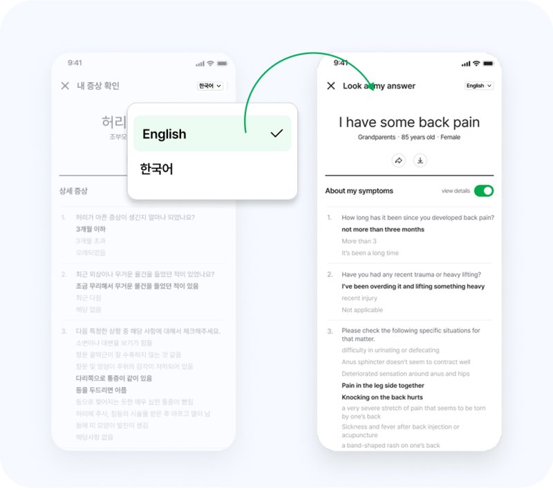 [서울=뉴시스] 바카라사이트 벳위즈가 디지털 헬스케어 서비스 '네이버케어'에 영어를 지원한다. (사진=네이버 제공) *재판매 및 DB 금지