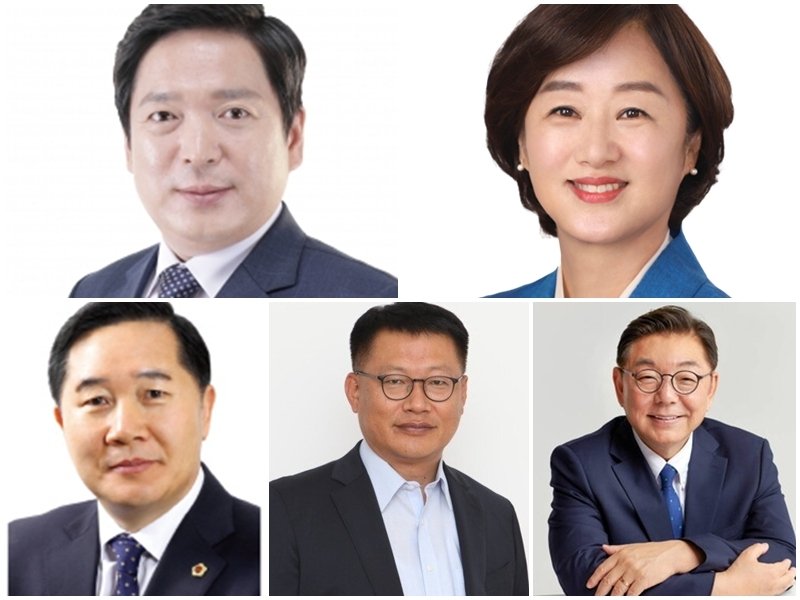 광주 스피드 바카라사이트스피드 바카라사이트 후보군. 왼쪽 위부터 김병내, 황경아, 김용집, 박기수, 하상용 순
