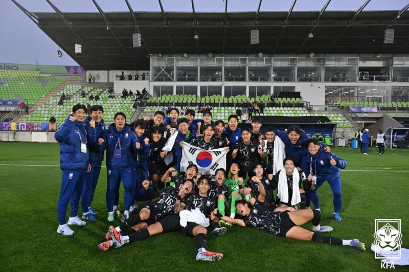 [서울=뉴시스] 한국 20세 이하(바카라사이트 검증20) 축구대표팀. (사진=대한축구협회 제공) *재판매 및 DB 금지