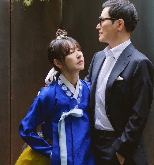 '재혼 계획' 서정희, 한복 입고 6세 연하 남친과 '추석맞이' 