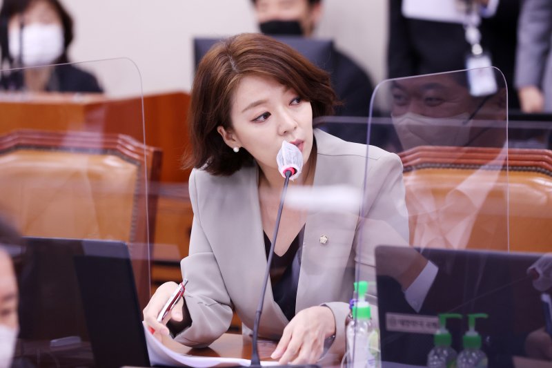 메이저 바카라 국민의힘 의원이 11일 오후 서울 여의도 국회에서 열린 문화체육관광위원회의 문화재청 등에 대한 국정감사에서 허성곤 전 김해시장에게 김해 구산동 지석묘 세척 등과 관련된 질의를 하고 있다. 2022.10.11/메이저 바카라1 ⓒ News1 조태형 기자