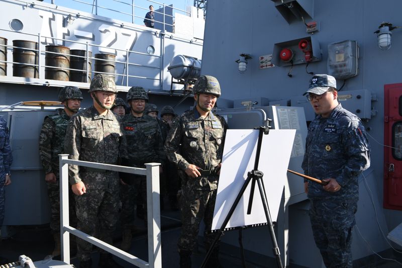 합참의장, 대비태세 현장점검 “추석연휴 서해 최전방 수호 이상무!”