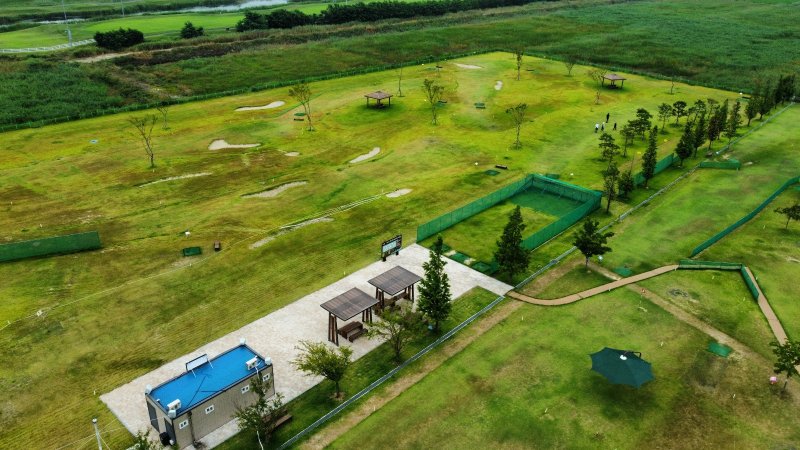 [태안=뉴시스] 김덕진 기자='2026 태안원예치유박람회 기념' 전국 파크골프대회가 펼쳐지는 태안군 파크골프장 전경. 2025.09.30. spark@newsis.com *재판매 및 DB 금지