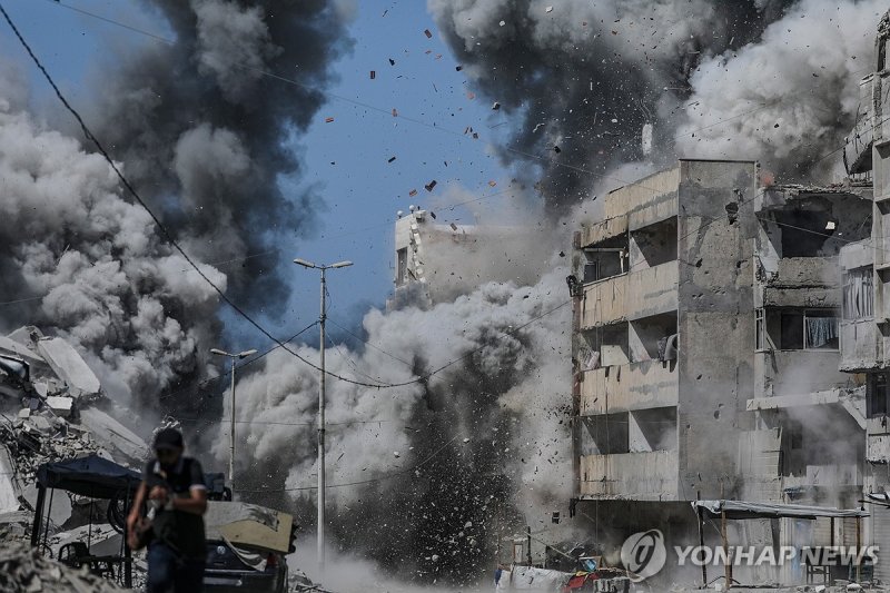 가자지구 공격하는 이스라엘 (출처=연합뉴스)