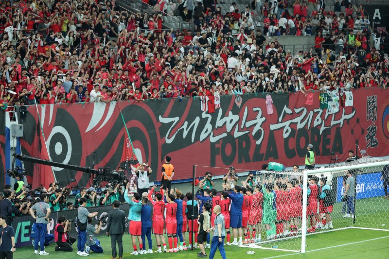 축구대표팀 경기 중계에 약 30대 카메라가 투입된다. /뉴스1 ⓒ News1 이승배 기자