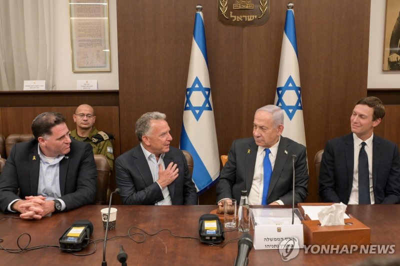 이스라엘 내각, 가자 1단계 휴전합의 승인…"모든 인질 석방" (출처=연합뉴스)