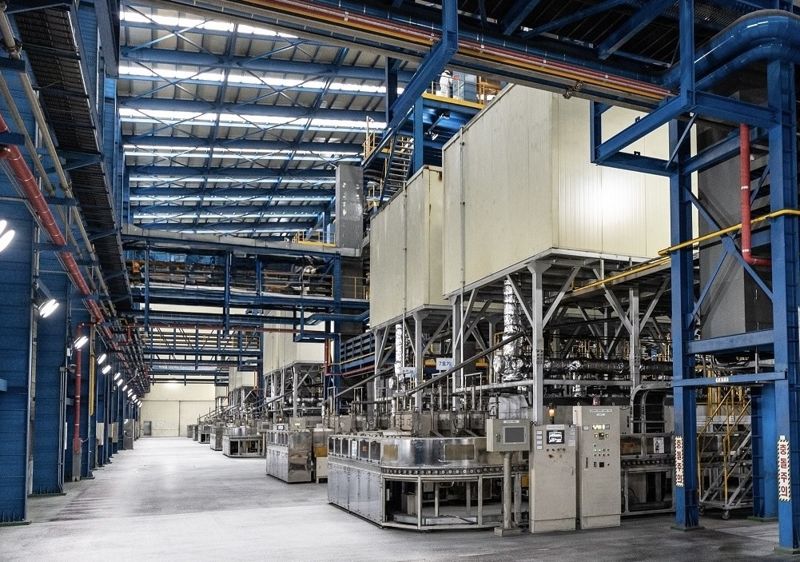 포스코퓨처엠 세종 음극재 공장 생산라인. 포스코퓨처엠 제공