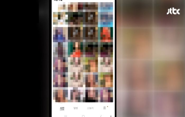 남편이 자신과 가족들의 사진을 딥페이크로 합성해 음란물을 만들었다는 여성의 하소연이 전해졌다. 사진은 A씨 남편이 만든 처가 식구들 딥페이크. /사진=JTBC '사건반장' 캡처