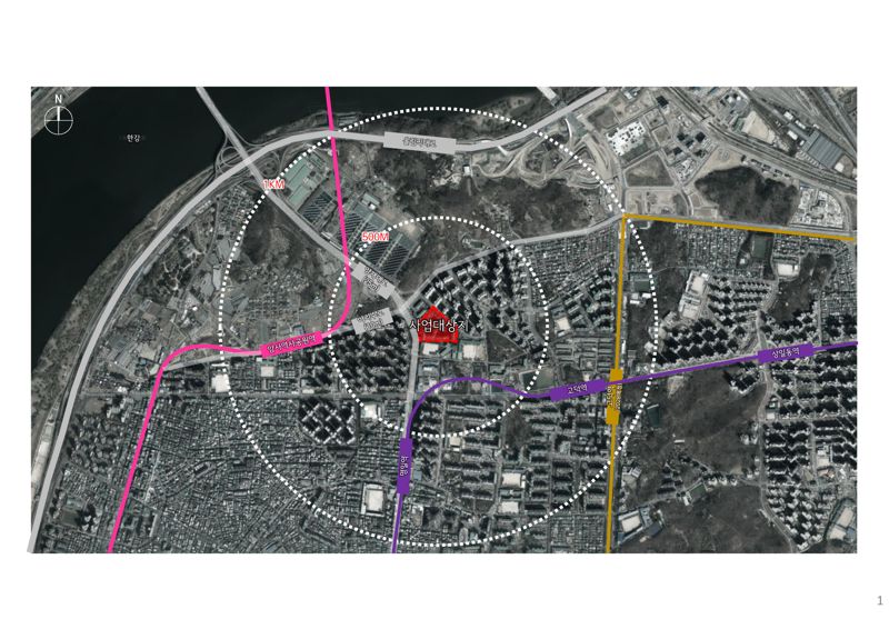 서울 강동구 고덕동 '고덕아남아파트' 위치도. 서울시 제공