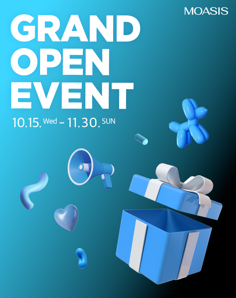 탈모 커뮤니티 모아시스가 오픈을 맞이해 이벤트를 진행한다. 커뮤니티에 가입 후 게시글을 작성하면 자동으로 응모된다. 애플 워치, 에어팟, 탈모 기능성 샴푸와 커피 등 다양한 경품이 준비되어 있다. 사진: 모아시스 웹페이지