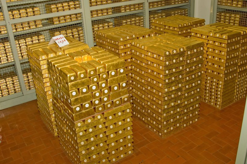 금이 '새로운 비트코인'이며 비트코인보다 더 안전한 최고 안전자산이라고 월스트리트 베테랑 이코노미스트 에드 야데니가 15일(현지시간) 강조했다. 사진은 이탈리아은행(BOI)의 금 보관 금고. 로이터 연합