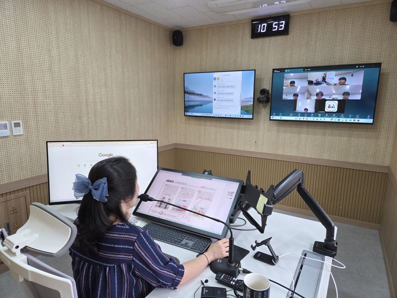 부산온라인학교 수업 모습. 부산시교육청 제공