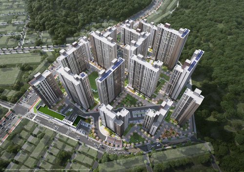 두산위브더제니스 청주 센트럴파크_조감도