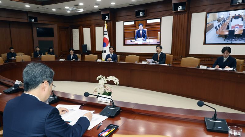 구윤철 부총리 겸 기획재정부 장관이 20일 서울 종로구 정부서울청사에서 열린 성장전략 TF 겸 경제관계장관회의에서 발언하고 있다. 사진=서동일 기자
