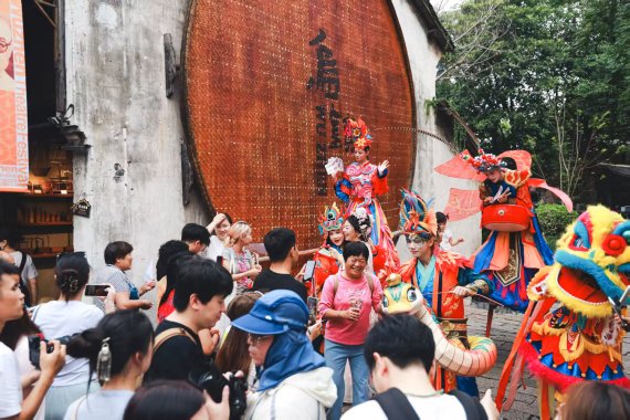 중국 저장성 우전(乌镇)에서 열린 ‘제12회 우전연극제’ 현장. CMG